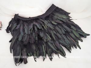 Elégance théâtrale jupe courte en plumes Taille 42/44