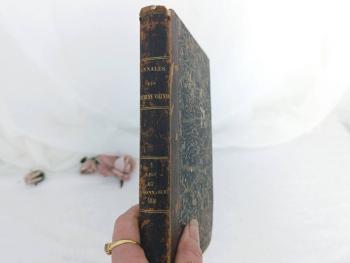 Datant de 1846, voici un livre juridique sur les  