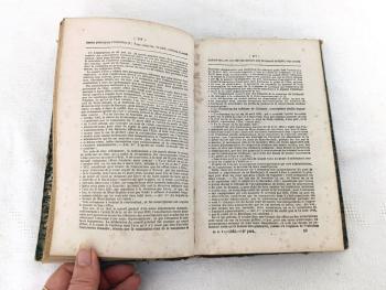 Datant de 1846, voici un livre juridique sur les  