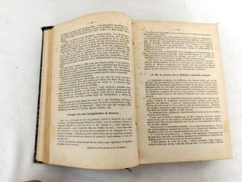 Voici un imposant ancien livre/manuel de Traité Eléméntaire rédigé au point de vue pratique sur 