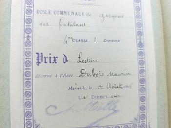 Très beau livre centenaire, Prix de Lecture datant du 1er aout 1898, 