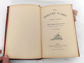 Livre Une Poignée d'Amis par Désiré Lacroix avec 20 dessins d'oiseaux – Image 2