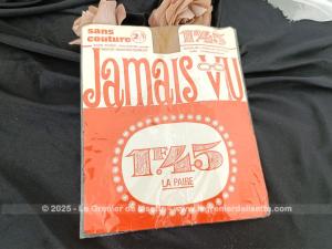 Paire de bas nylon vintage marque « Jamais Vu »