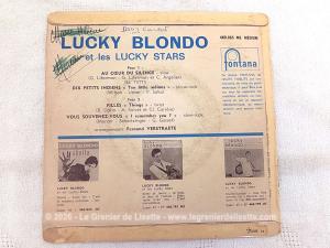 Disque 45T Lucky Blondo « Au coeur du Silence » 1963