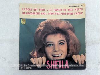 Voici un disque 45T de Sheila de 1963 avec 4 titres, dont le plus célèbre est 
