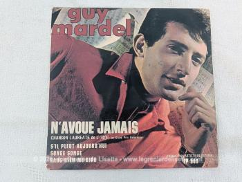 disque 45T de Guy Mardel des années 60 avec 4 titres, dont le plus célèbre est