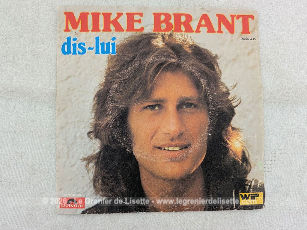 Voici un disque 45T de Mike Brant de 1975 avec 2 titres, dont le titre phare est