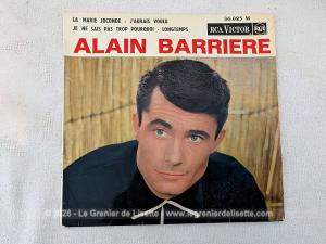 Disque 45T Alain Barrière « La Marie Joconde » années 60