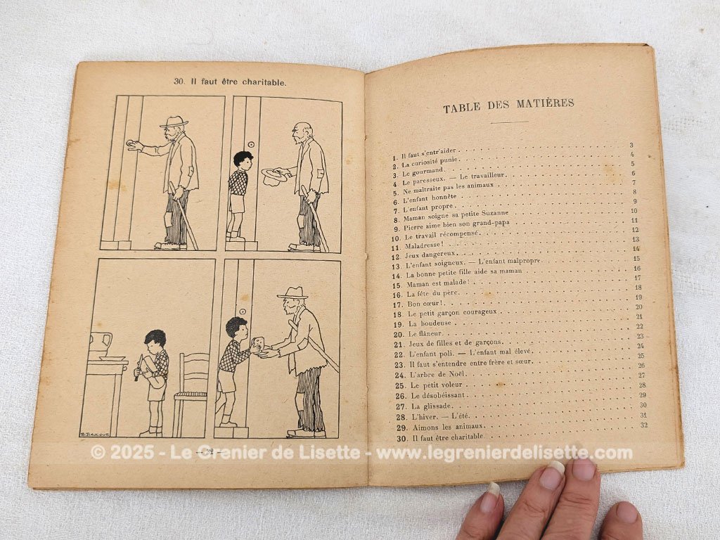 Voici un petit livret vintage au titre de