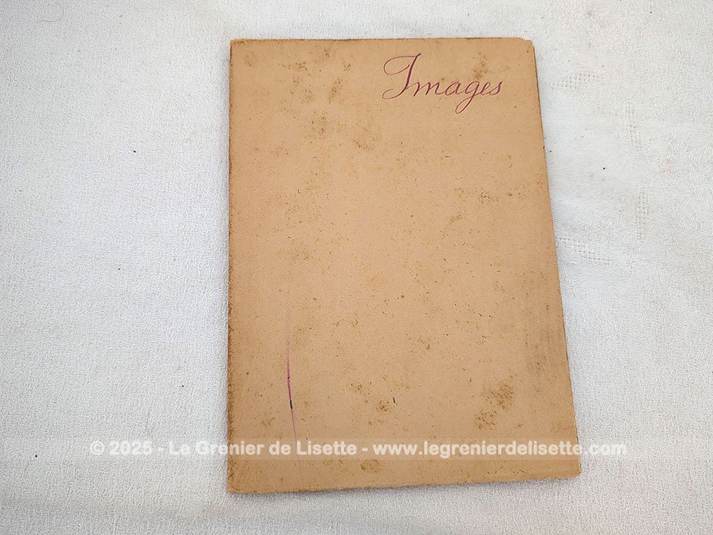Voici un petit livret vintage au titre de