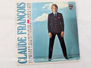Disque 45T Claude François « Chaque jour à la même heure »