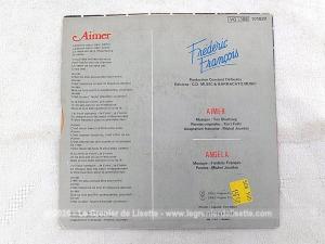 Disque 45T Frédéric François « Aimer »