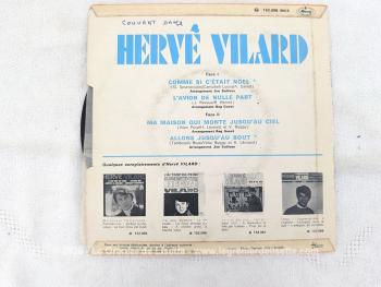 Voici un disque 45T de Hervé Vilard  des années 60 avec 4 titres, dont le plus célèbre est 
