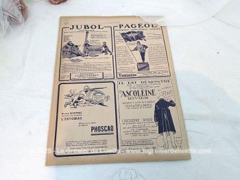 Voici un exemplaire authentique du 20 avril 1918 du journal