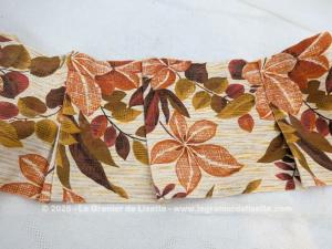 Longue cantonnière tissus ameublement tissus seventies