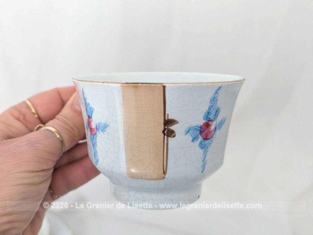 Voici un charmant et vraiment original duo de tasses à café parfait pour un