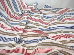 Adorable rideau imitation toile matelas avec anneaux