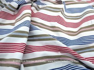 Adorable rideau imitation toile matelas avec anneaux