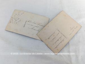 Lot 2 cartes postales anciennes dessins poisson 1er Avril