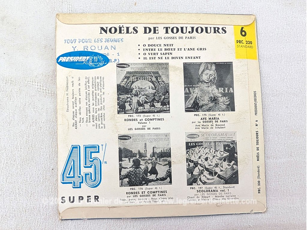Voici un disque 45T