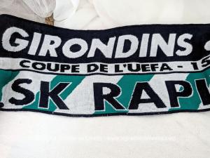 Écharpe match UEFA 1998 Girondins de Bordeaux – SK Rapid Vienne