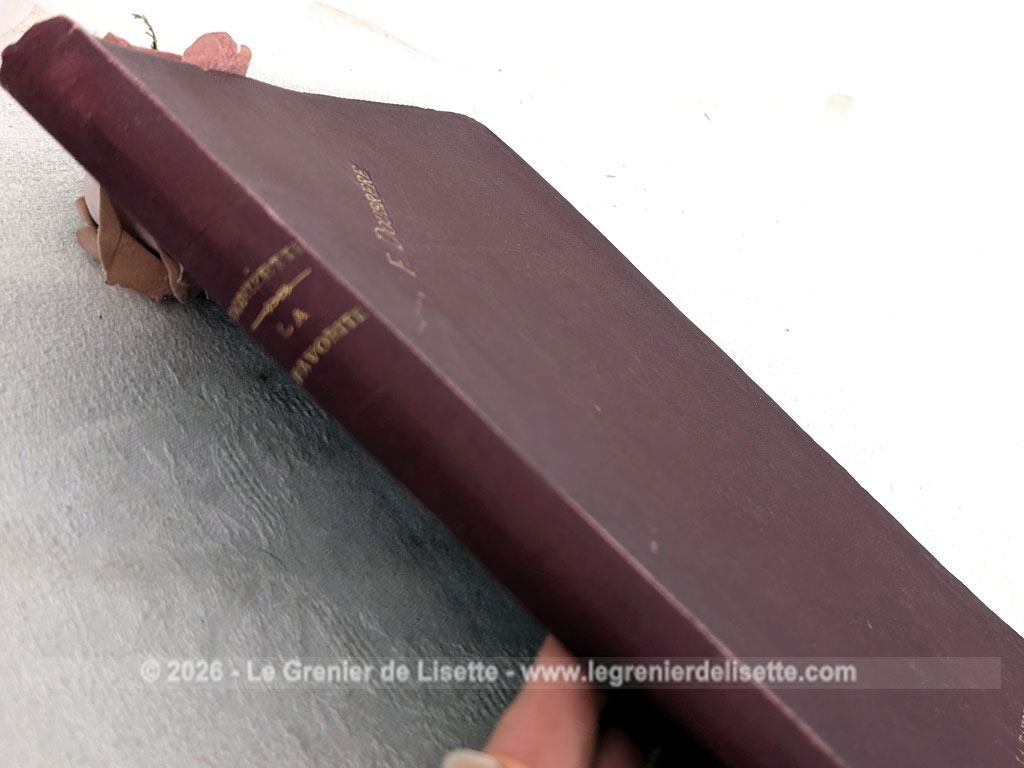 Voici une partition ancienne de l'opéra
