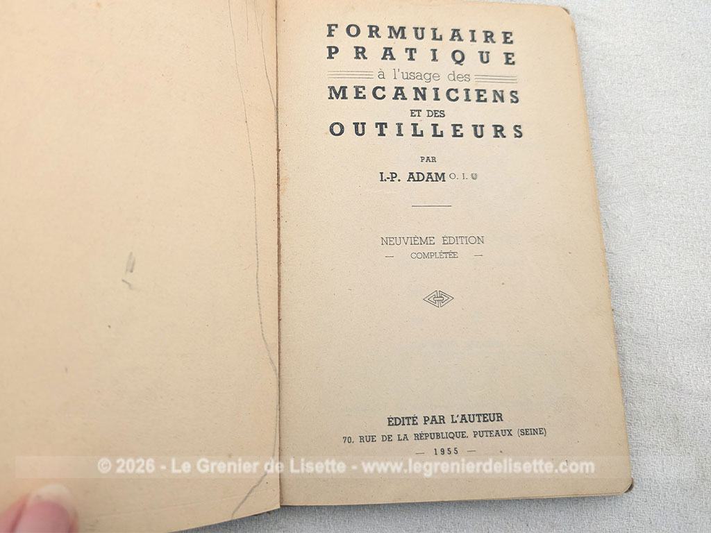 Ancien livre