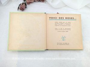 Livre scolaire « Voici des Roses » Poésies pour enfants 1957