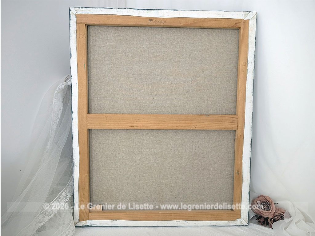 Sur 65 x 54 cm, voici un bien original tableau représentant un bouquet de fleurs peint à l'huile qui capte la lumière avec une force incroyable. Signée J. Maurin et datée de 2005. Pièce unique.