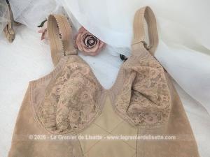Superbe combiné-gaine vintage Playtex en dentelle