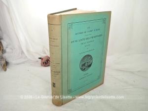 RESERVE Recueil archives des cachets historiques de la Bastille de 1659-1789