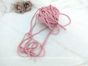RESERVE – Grosse pelote de large cordon rose bonbon