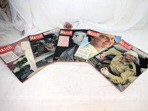Lot revues Paris Match Mai 1954