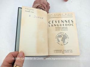 Livre Les Guides Bleus Cévennes Languedoc 1970