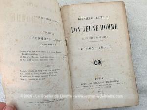 Voici une édition de 1863 d'un grand classique d'Edmond About au titre de