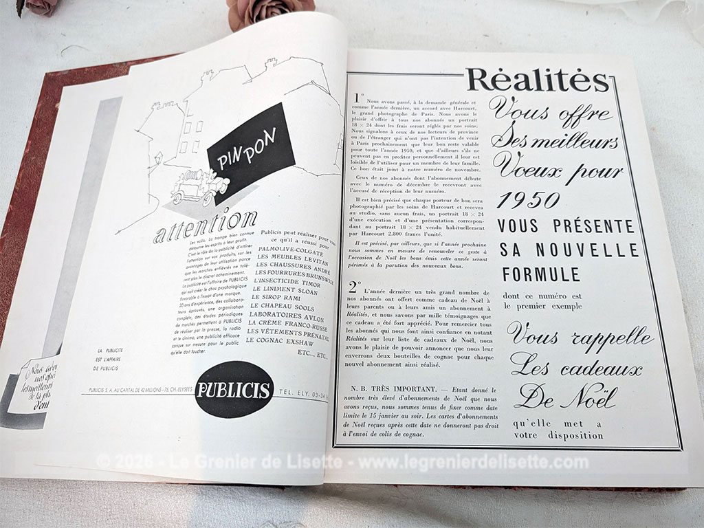 Voici gros volume ancien regroupant les 6 premiers numéros de la célèbre revue