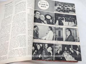 Recueil relié 6 numéros revue Réalités janvier à juin 1950