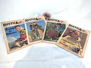 Voici un lot de 4 anciennes revues