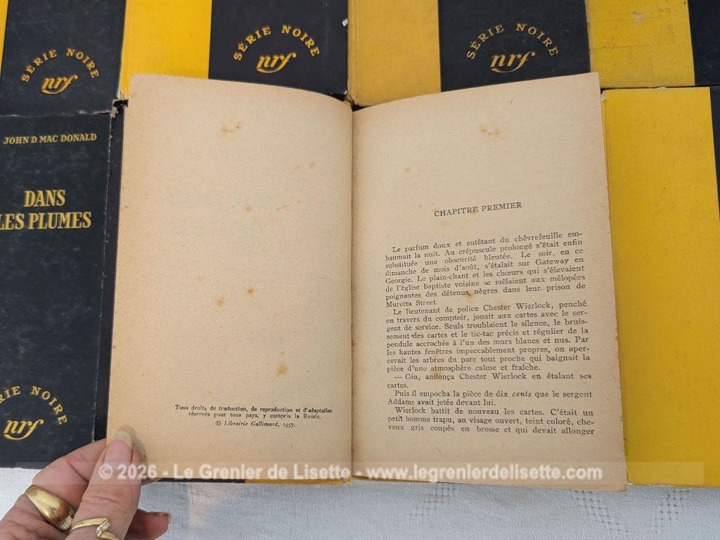 Voici un très beau lot vintage comprenant 13 romans policiers issus de collection Série Noire des éditions Gallimard? tous publiés dans les années 1950,