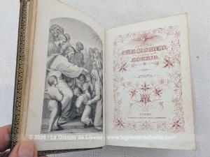 Ancien missel Paroissien Romain 1874 cuir et tranche dorée