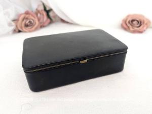 Ancienne trousse nécessaire couture de voyage cuir Le Tanneur